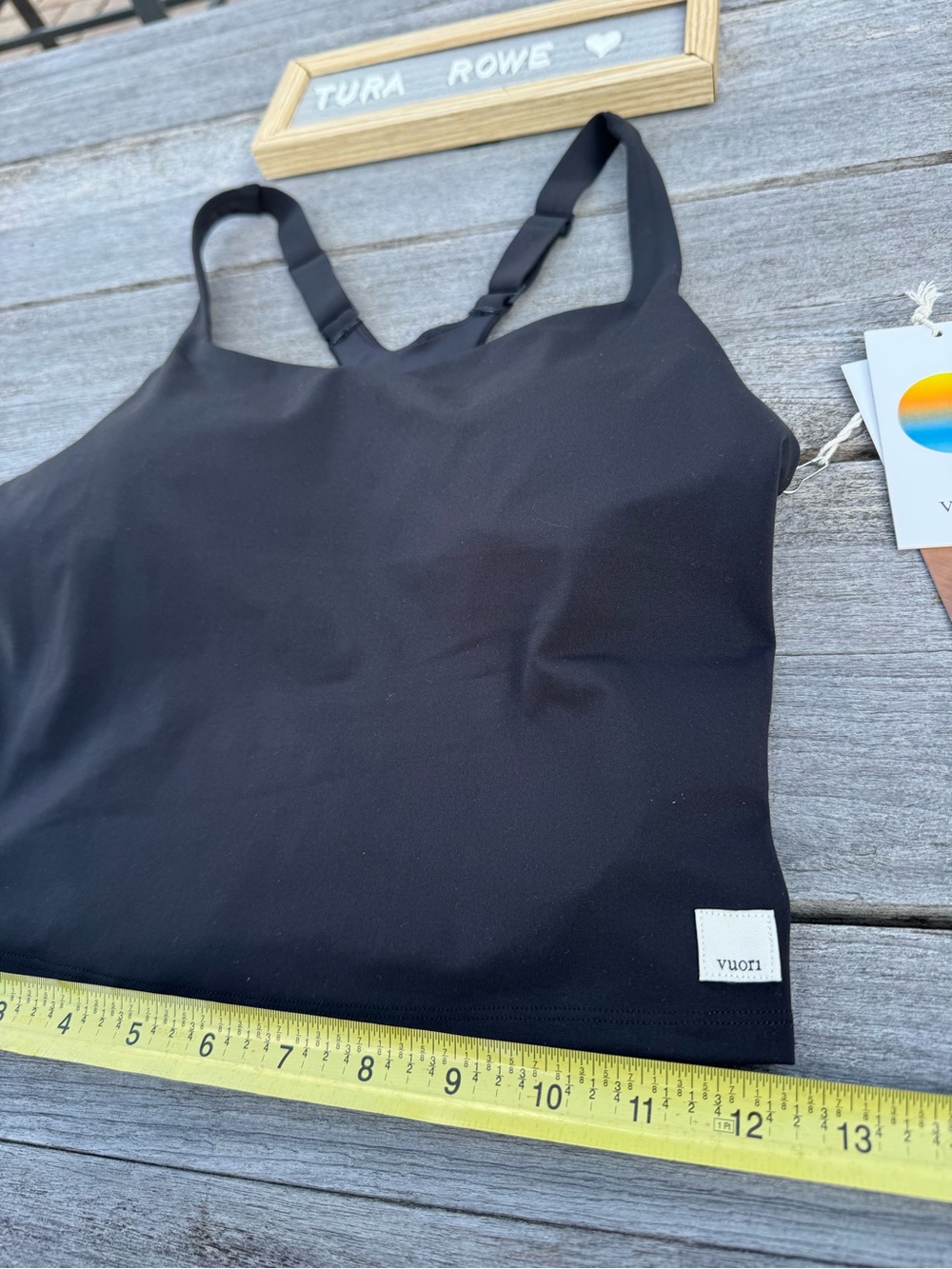 VUORI Dynamic Tank black SIZE small NWT - Picture 2 of 9